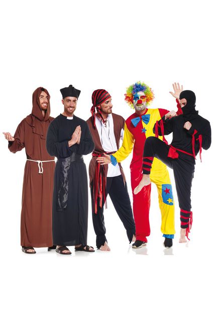 Assortiment De 5 Costumes Carnaval Homme - Déguisement adulte Homme Le  Deguisement.com