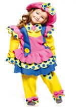 Déguisement Bébé Clown Fille costume