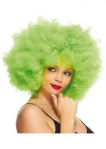 Perruque Super Afro Verte accessoire
