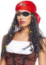 Perruque Pirate Femme Avec Bandeau accessoire
