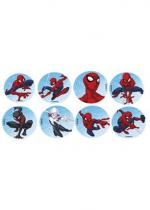 Deguisement 16 Mini Disques En Sucre Spiderman 