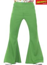 Pantalon Pattes D’Éléphant Années 60 Vert costume