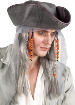 Perruque Fantôme Pirate Avec Chapeau accessoire