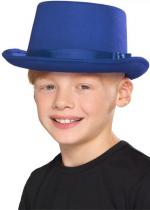 Chapeau Haut De Forme Enfant Bleu accessoire