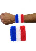 Paire De Poignets Supporter Tricolores France accessoire