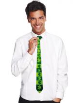 Cravate Satinée Trèfles 135 Cm accessoire