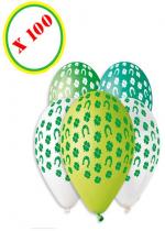 Sachet De 100 Ballons Trèfles St Patrick accessoire