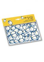 Sachet 150 Confettis Ballon Rugby Jaune Et Bleu accessoire