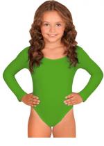 Body Enfant Manches Longues Vert costume