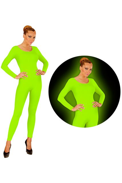Justaucorps Adulte Femme Vert Fluo - Déguisement adulte Vêtements Divers Le  Deguisement.com