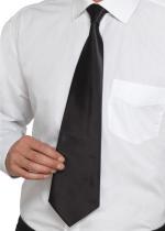 Cravate Adulte Gangster Noire accessoire