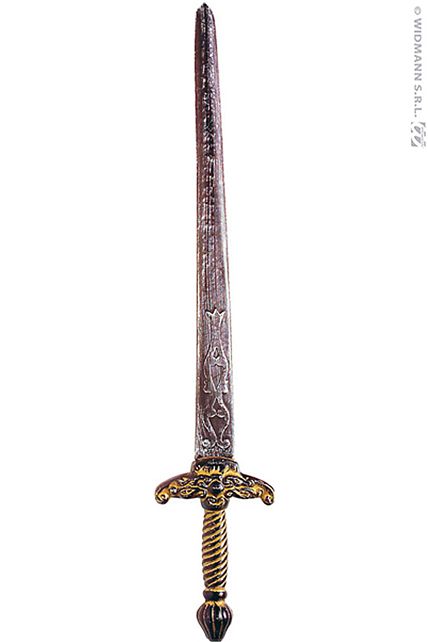 Epée Médiévale EXCALIBUR Chevalier 64cm Accessoire Déguisement NEUF Pas cher 