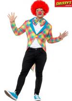 Manteau Adulte Clown Queue De Pie à Carreaux costume
