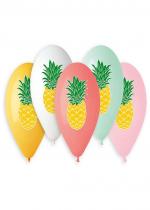 Sachet De 5 Ballons Ananas accessoire