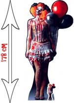 Figurine Géante Clownesse Diabolique accessoire