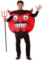 Déguisement Emoticône Diable Adulte costume