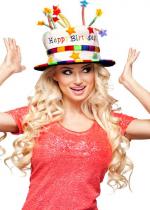 Chapeau Happy Birthday Multicolore accessoire