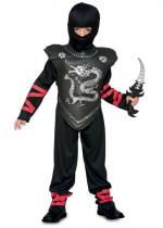 Déguisement Ninja Noir Garçon costume