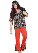 Déguisement Hippie Rouge Homme costume