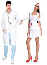Couple Du Docteur et Infirmière costume