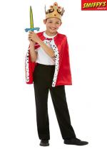 Set De Roi Rouge Enfant costume