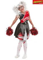 Déguisement De Pom Pom Girl Zombie Rouge costume