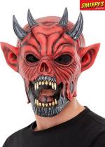 Masque De Diable En Latex Rouge accessoire