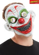 Masque Clown Blanc Avec Des Yeux Qui Bougent accessoire
