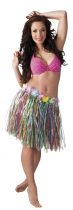 Jupe hawaïenne multicolore adulte costume