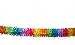 Deguisement Guirlande en papier multicolore 6 m 