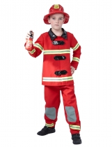 Deguisement Déguisement pompier rouge enfant Garçons