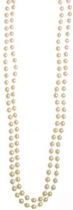 Deguisement Collier perles blanches Bracelets et Colliers