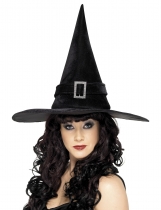 Chapeau sorcière noir chic femme accessoire