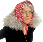 Deguisement Perruque vieille femme 