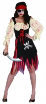 Deguisement Déguisement pirate zombie adulte Halloween pour femme 