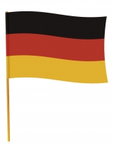 Drapeau supporter allemand 30 x 45 cm accessoire
