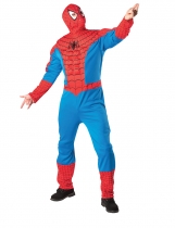 Deguisement Déguisement Spider-Man adulte avec torse et cagoule 