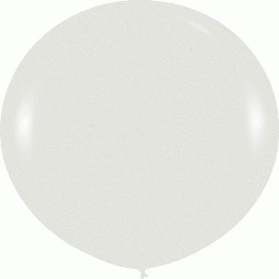 Ballon géant en latex blanc 80 cm accessoire