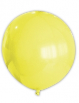 Ballon jaune 80 cm accessoire