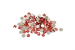 100 Petits confettis de table ronds rouge 0,6 cm accessoire