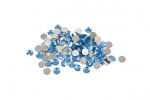 Deguisement 100 Petits confettis de table ronds turquoise 0,6 cm 