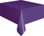 Nappe rectangulaire violette en plastique accessoire