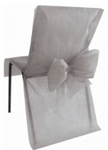 Deguisement 10 Housses de chaise Premium grises 50 x 95 cm Papiers et Créatifs