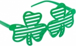 Deguisement Lunettes humoristiques trèfles verts Saint-Patrick 