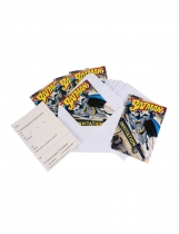 Deguisement 6 Cartons d'invitation avec enveloppes Batman 10 x 16 cm 