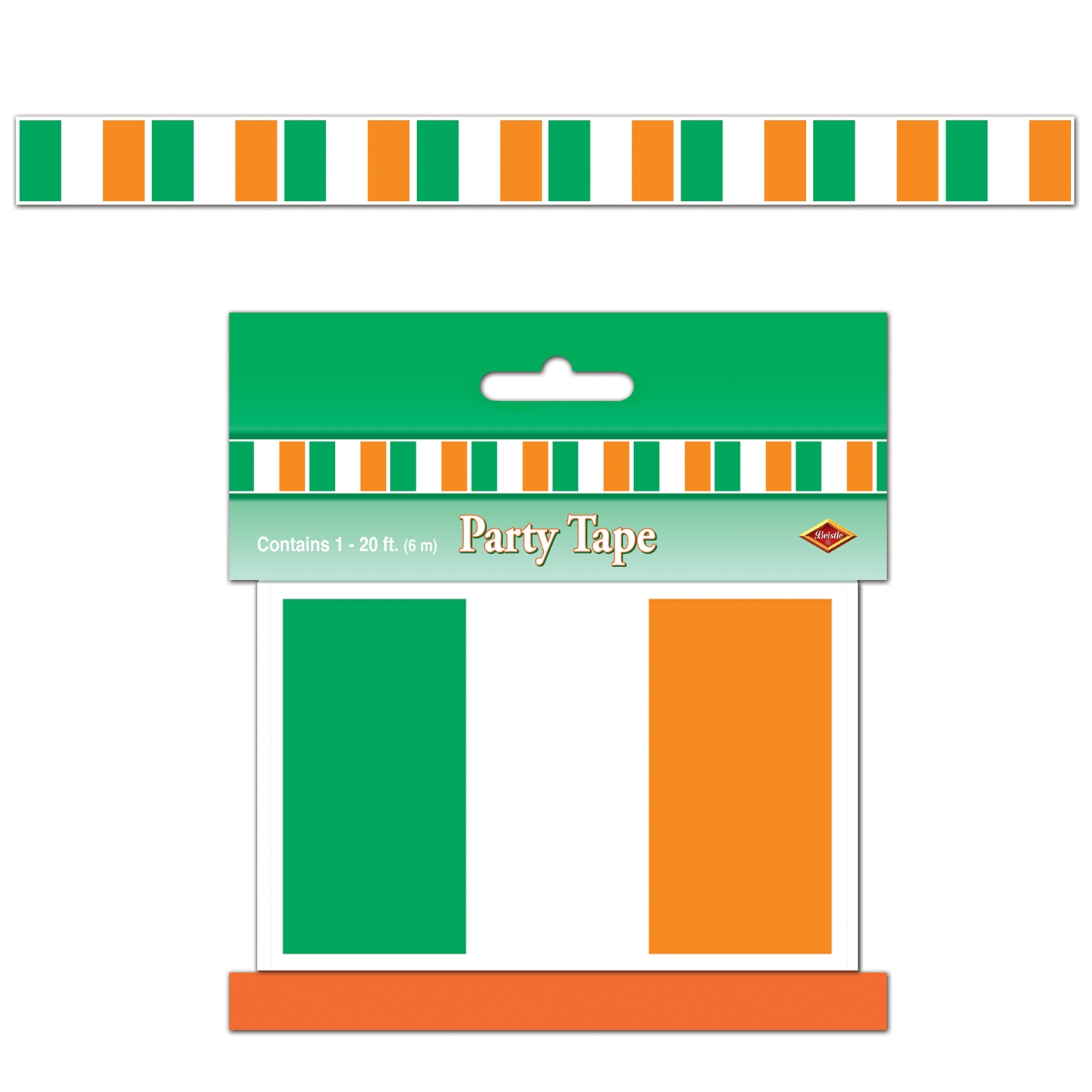 Deguisement Guirlande drapeau irlandais St Patrick 