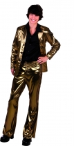 Pantalon doré homme costume