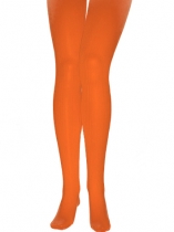 Collants orange adulte 