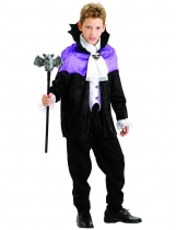 Deguisement Déguisement vampire noir et violet garçon Halloween Enfants