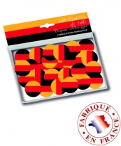 Deguisement 150 confettis de table drapeau Allemagne Cotillons et Confettis